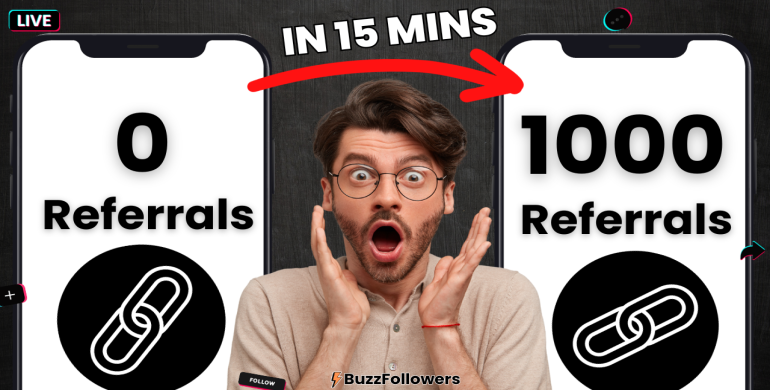 Get 1000 referrals on all your Links without Referring anyone